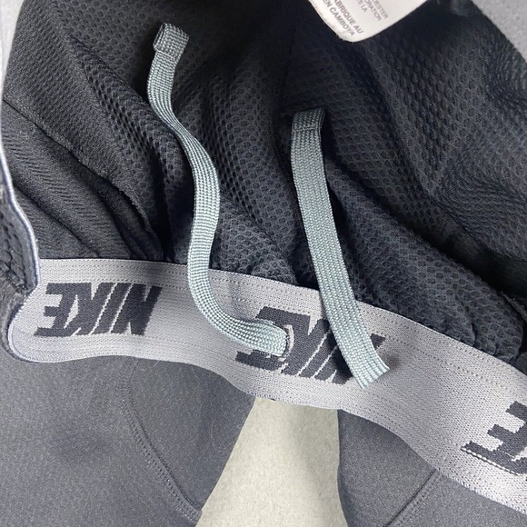 Nike Dri Fit Sweatpants Mens Size Large L Black Polyester Zip Cuff Performance - Picture 9 of 16